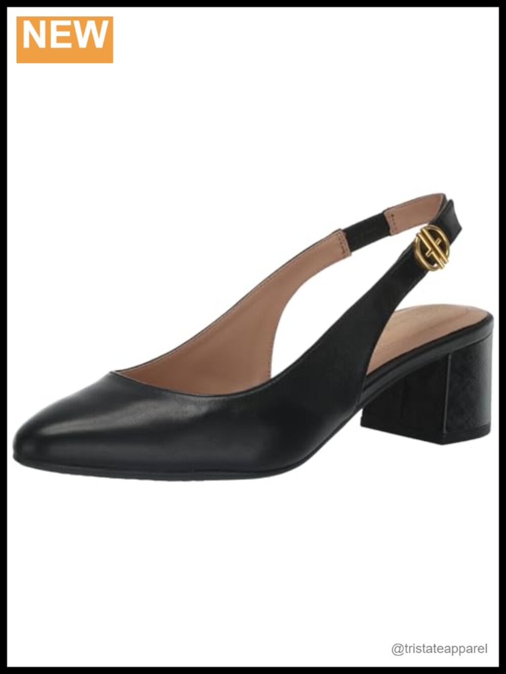Cole Haan Slingback Pump 45mm Block Heel Superfoam Cushioned Casual